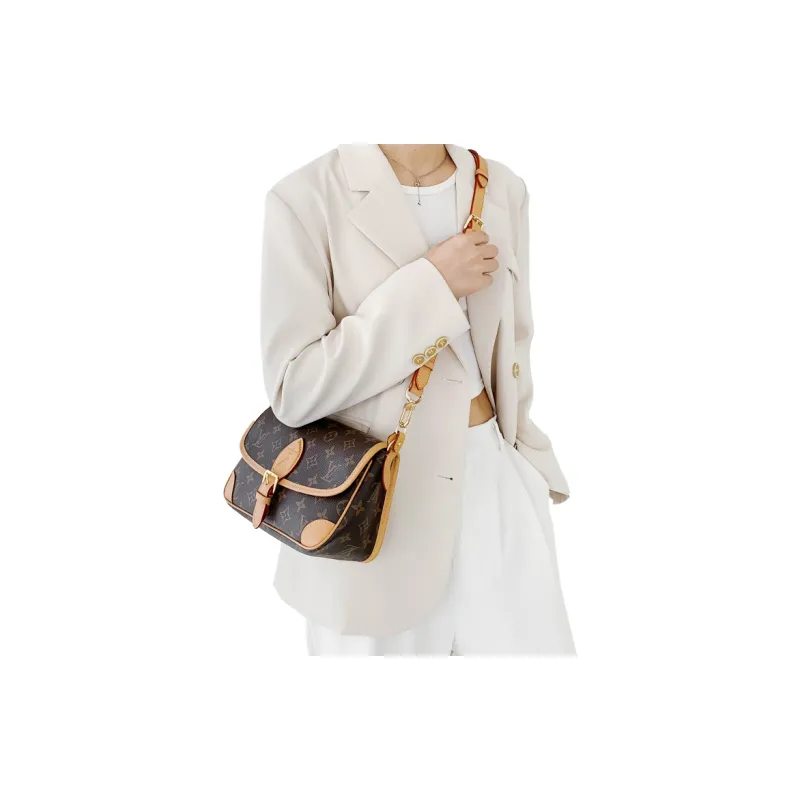 Lan Bao Fan Cow Leather Bag Straps Women's Beeswax Color-4