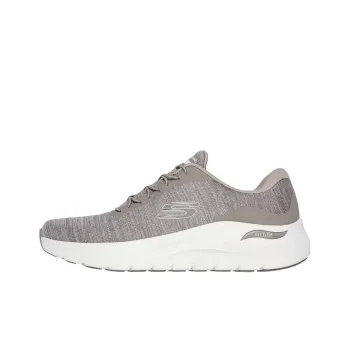 Skechers Anti Slip Wear Resistant Low Top Casual Shoes Men's Gray