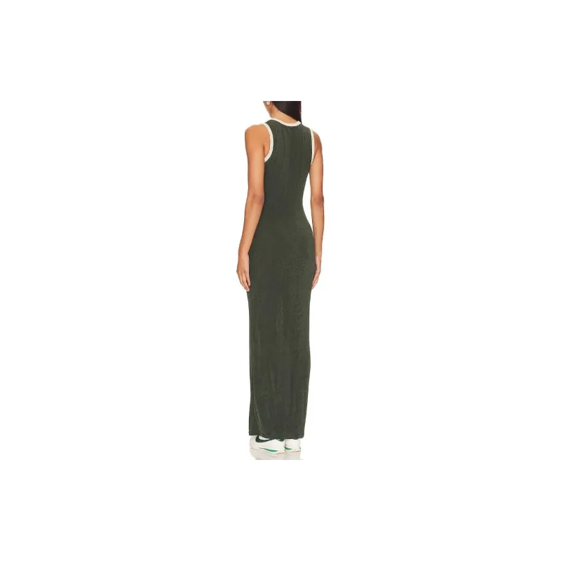Lioness Sleeveless Dress Women's Forest Green-1