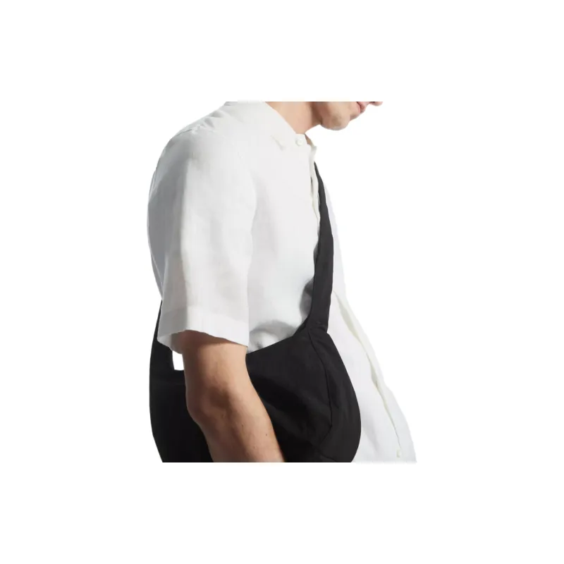 COS Polyamide Saddle Bag, Shoulder Bag, Crossbody Bag Medium Size Unisex Black-4