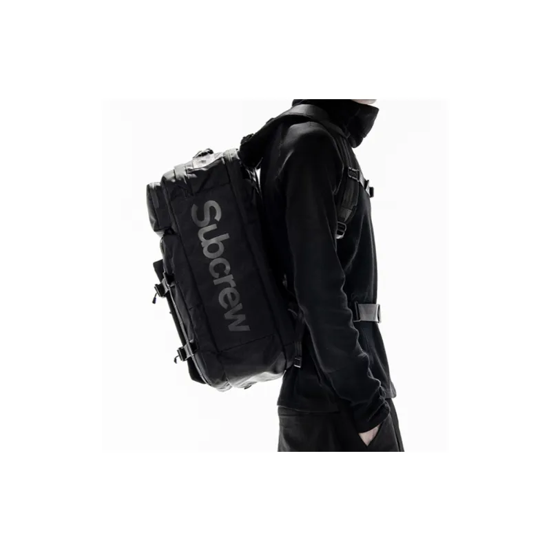 Subcrew Polyester Backpack Regular Unisex Black-1