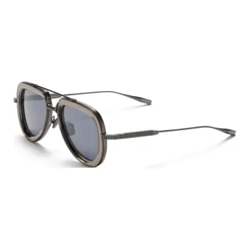 Valentino Acetate Titanium Aviator Sunglasses Women's Gray