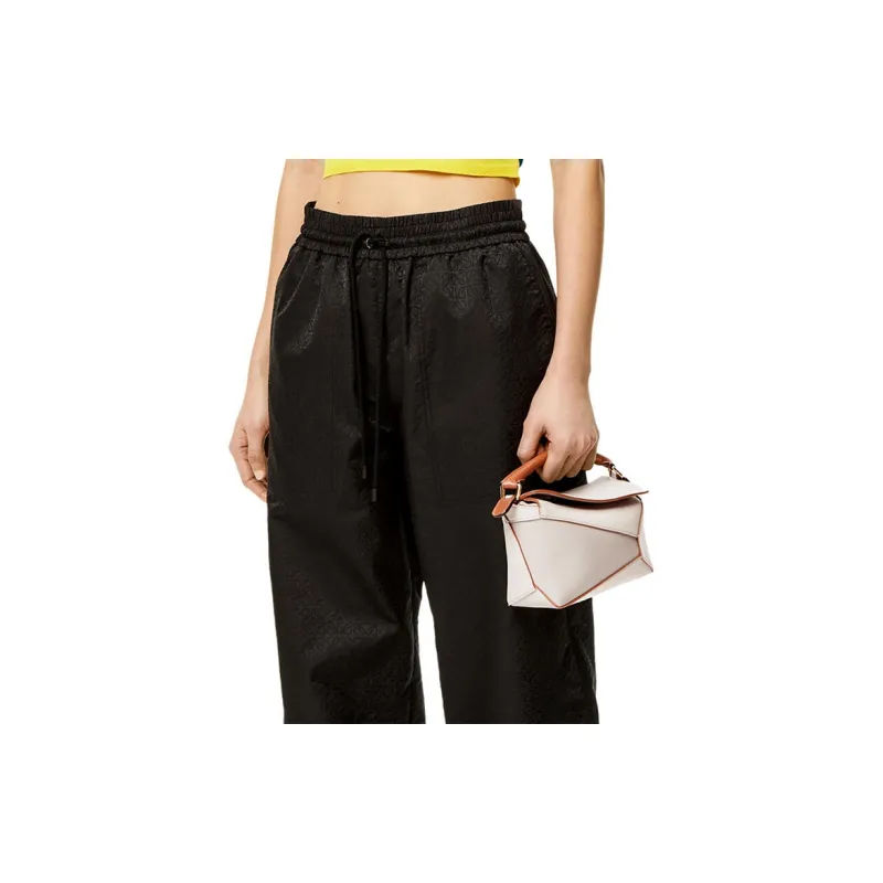LOEWE Puzzle Napa Calf Leather Shoulder Bag Crossbody Bag Mini Women's White-5