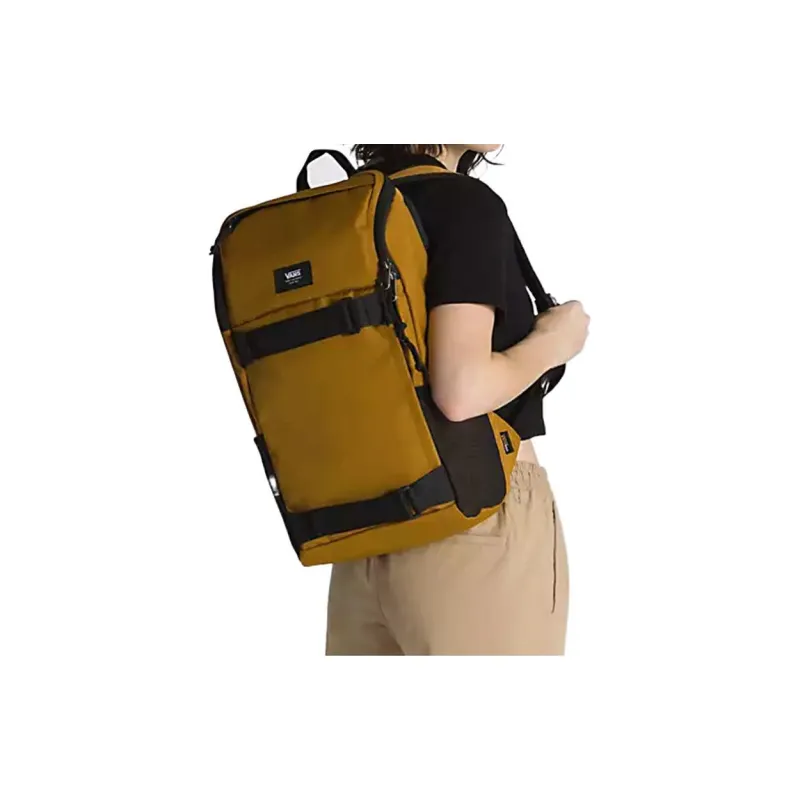 Vans Nylon Backpack Regular Unisex Gold Brown-4