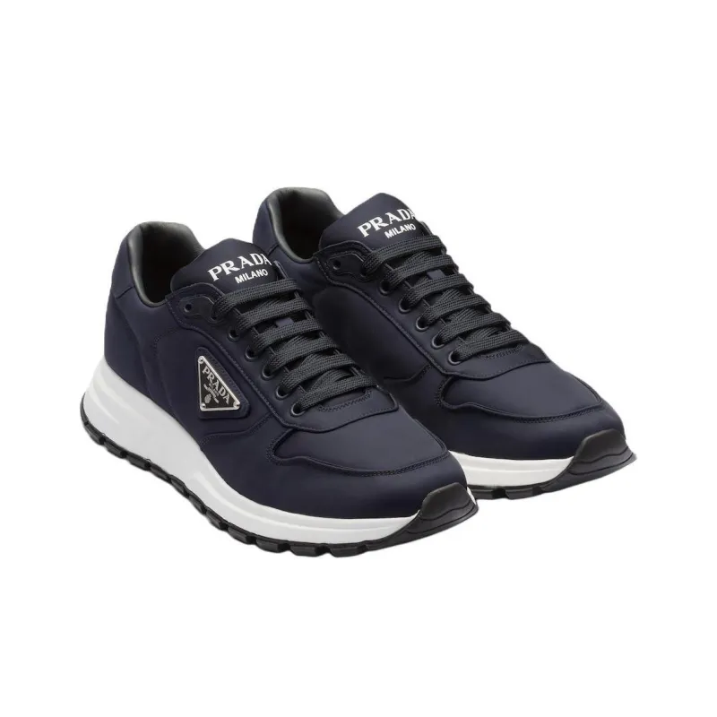 PRADA Re Nylon Sneaker Marine White-2