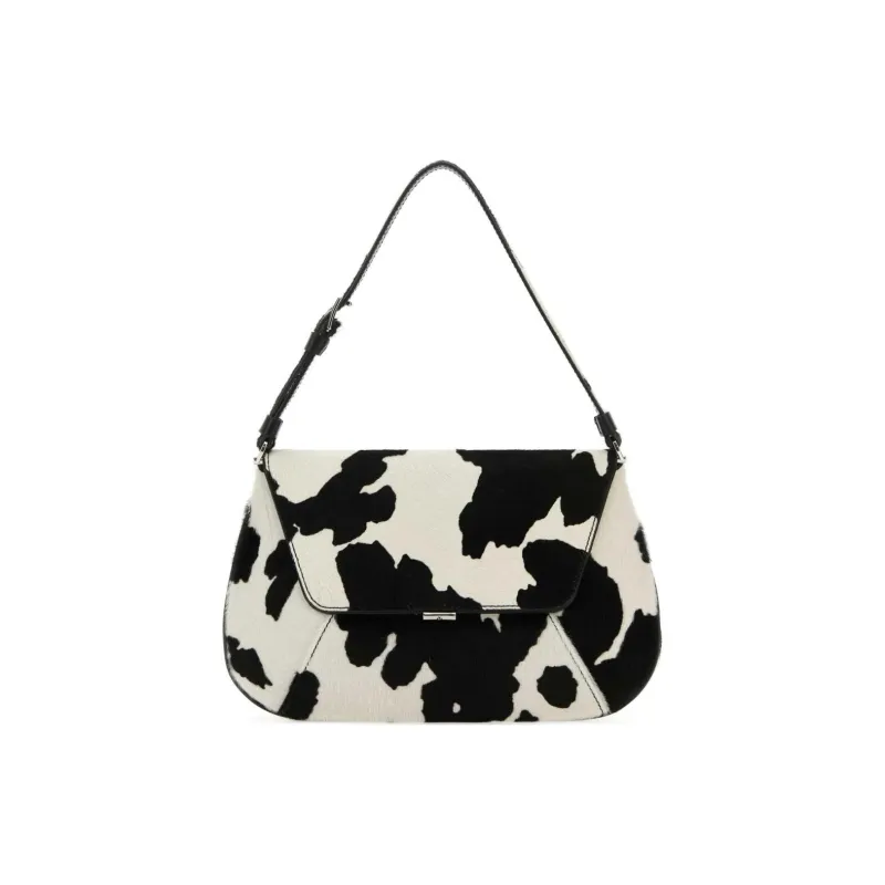 AMINA MUADDI Cow Printed Shoulder Bag-0
