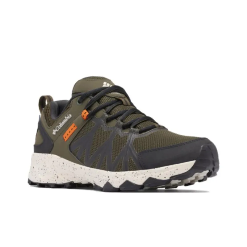 Columbia Peakfreak 2 Hiking / Trekking Shoes Men Low Top Green Yellow-1