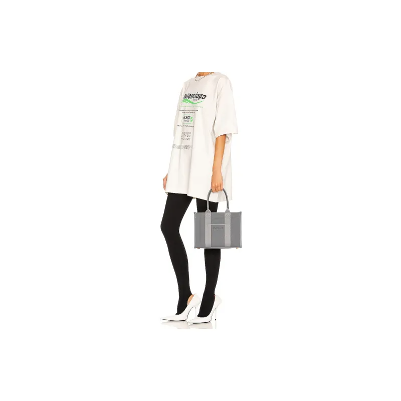 Balenciaga Canvas Tote Bag Shopping Bag Canvas Bag Handbags Women's Gray-7