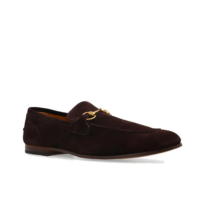 GUCCI Jordaan Suede Loafers-1