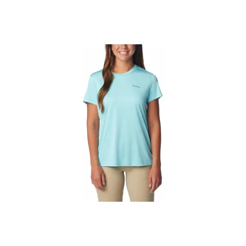 Columbia Hike T-Shirts Women's Sea Blue