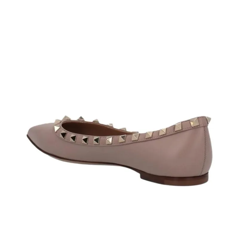 Valentino Rockstud Women's Casual Shoes Women's Nude-3
