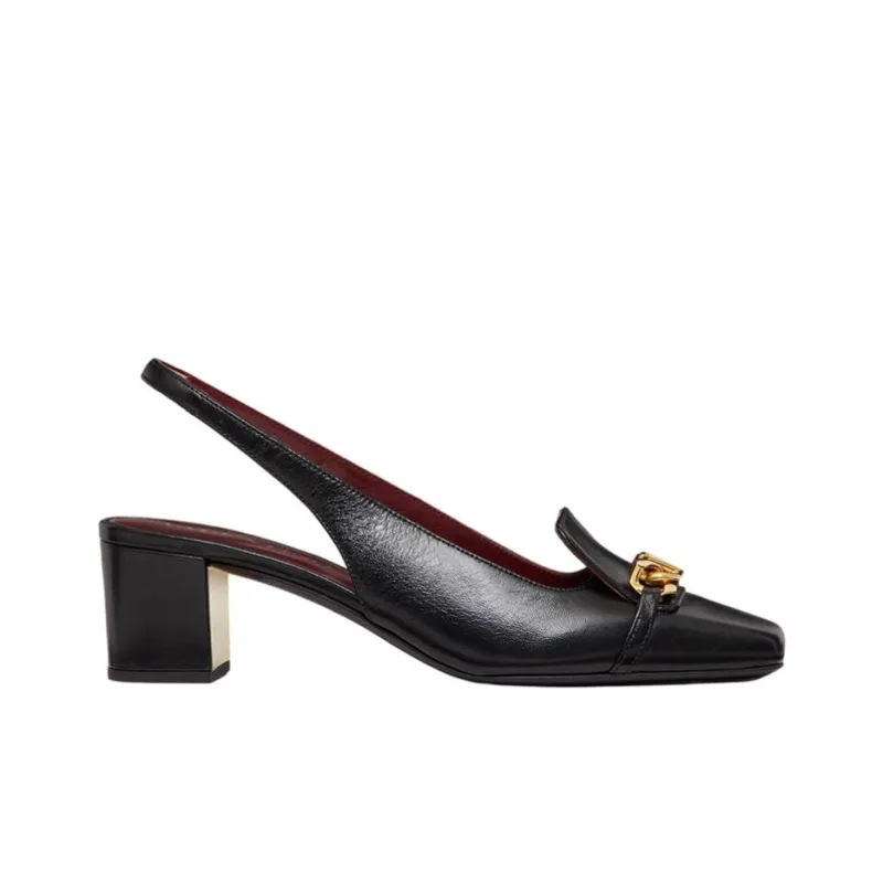 Valentino Vlogo Chain Women's Casual Shoes Women's Black-1