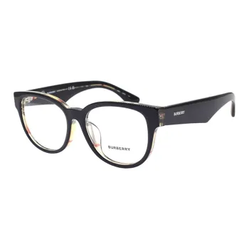 Burberry Round Eyeglass Frames Women's Black