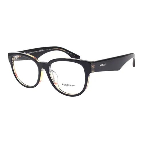 Burberry Round Eyeglass Frames Women's Black