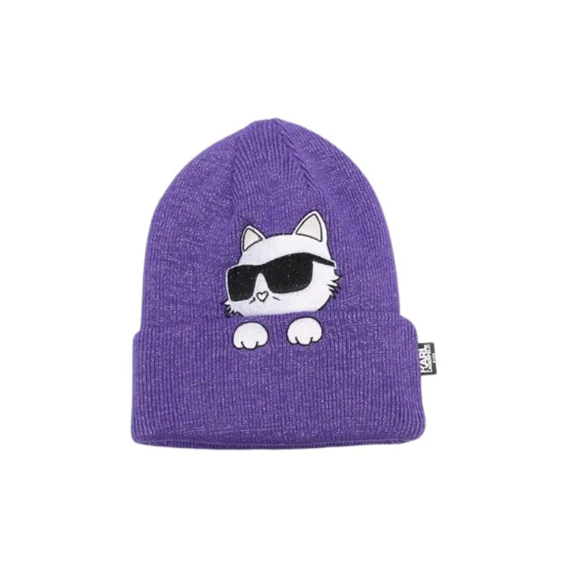 Karl Lagerfeld Kids Choupette Beanie And Cowl Set-1