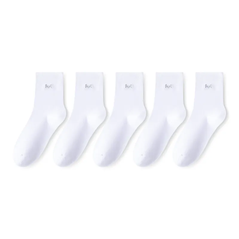 MIIOW Cool One Summer Series Mid Calf Socks Unisex 5 Pack-10