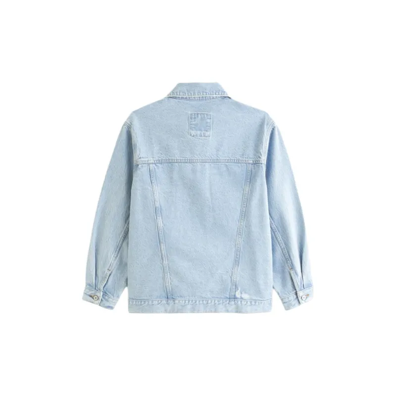 AF Denim Jacket Women's Light-Coloured Wash-1