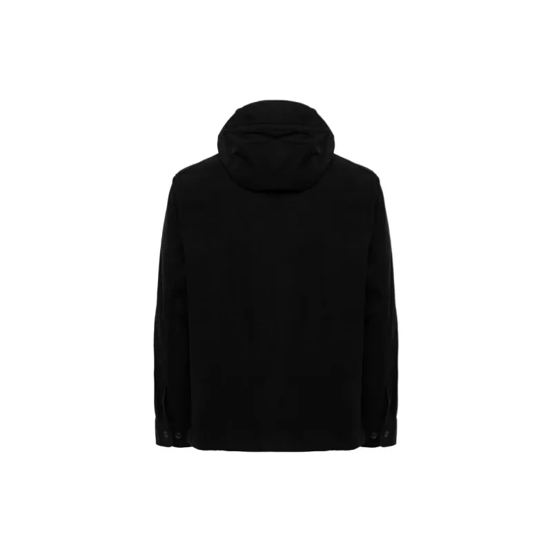 C.P. Company Hooded Cotton Zip up Shirt-1