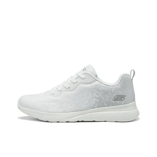 Skechers Bob's Slip Resistant Breathable Low Top Casual Shoes Women's White