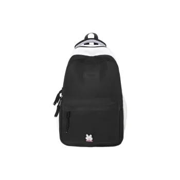 Parker Bear Nylon Backpack Unisex Black White/Blue White/Pink White/Red White/Green White