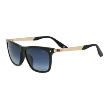 BMW Square Sunglasses Men's Black