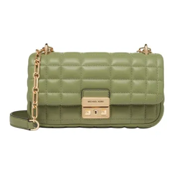 MICHAEL KORS Sheepskin Crossbody Bag, Shoulder Bag Small Size Women's Grass Green