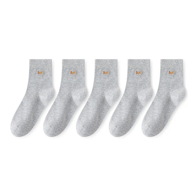 MIIOW Cool One Summer Series Mid Calf Socks Unisex 5 Pack-4