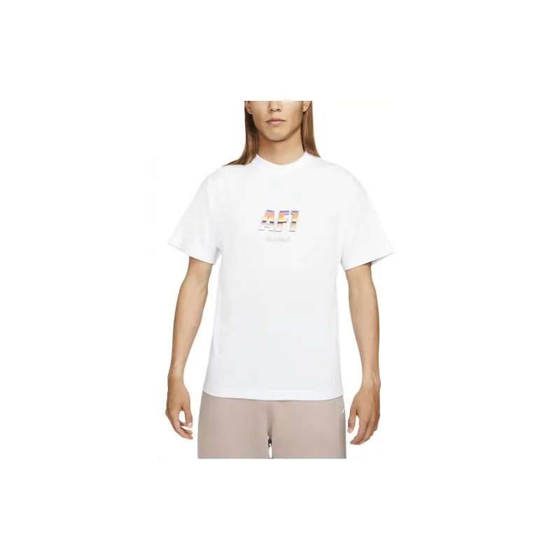 Nike T Shirts Men White-0