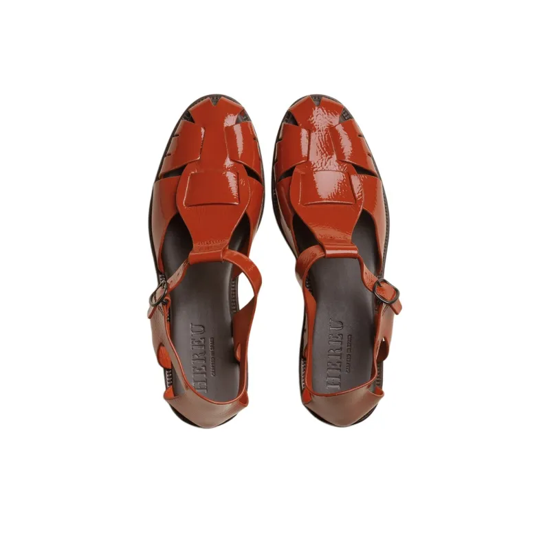 Hereu Pesca Roman Sandals Women's Red Black-3