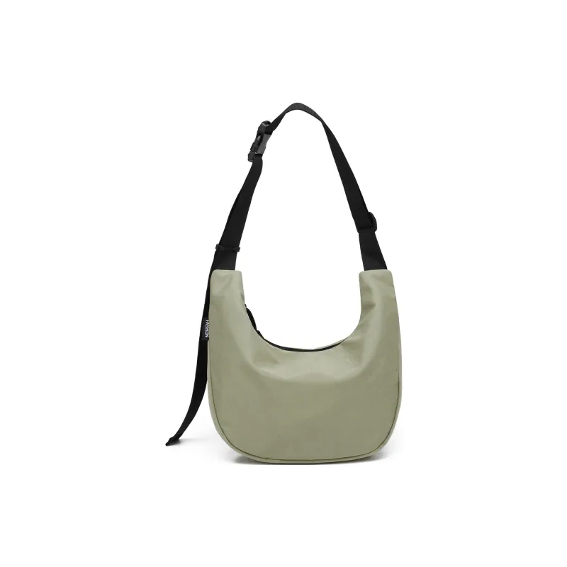 TAKI Oxford Dumpling Bag Handbag Shoulder Bag Medium Size Unisex Black/White/Khaki-20