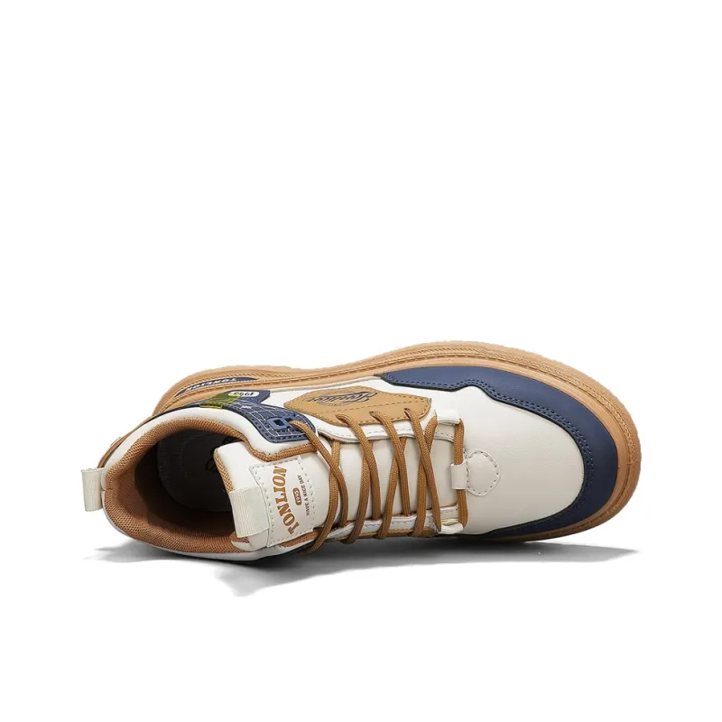 Tonlion Cushioned Slip-Resistant Abrasion-Resistant Mid-Top Casual Shoes Men's-3