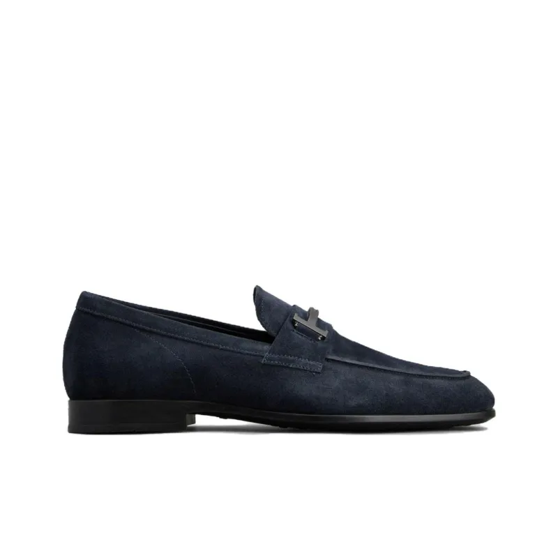 TOD'S Double T Suede Loafers-1