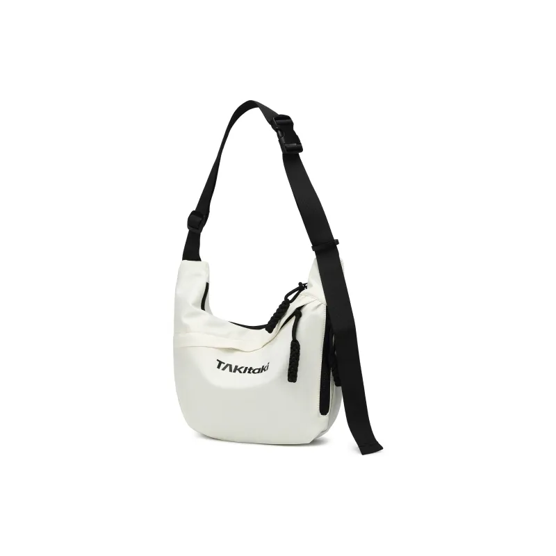 TAKI Oxford Dumpling Bag Handbag Shoulder Bag Medium Size Unisex Black/White/Khaki-1