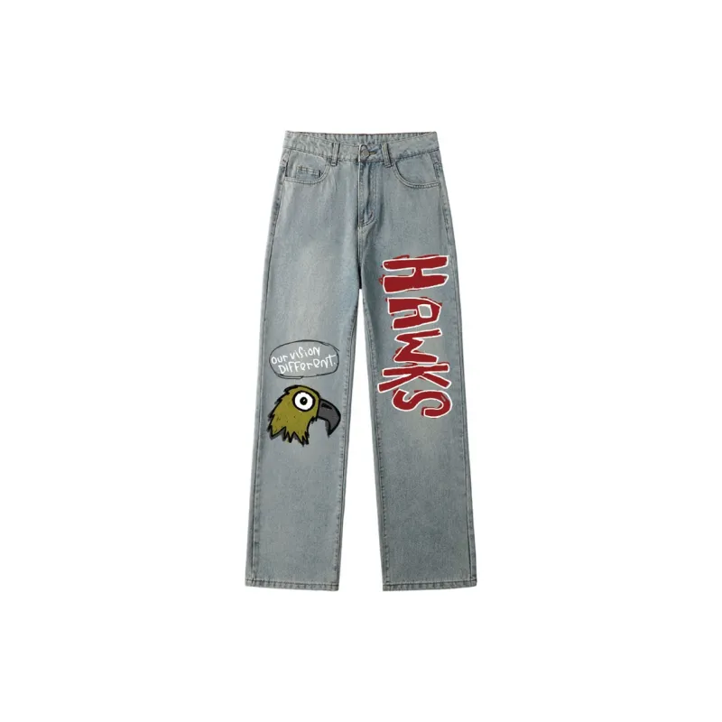 AFTER SCHOOL SPECIAL Jeans Unisex Light Blue-1