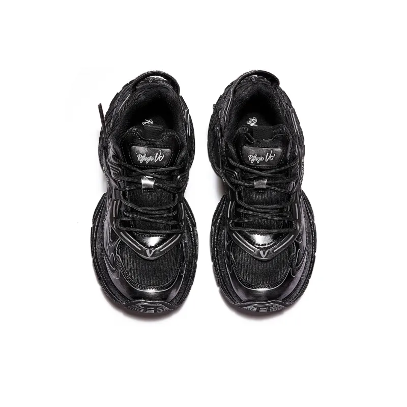 RIFUGIO VO' Abrasion Resistant Height Increasing Low Top Chunky Sneakers Unisex-32