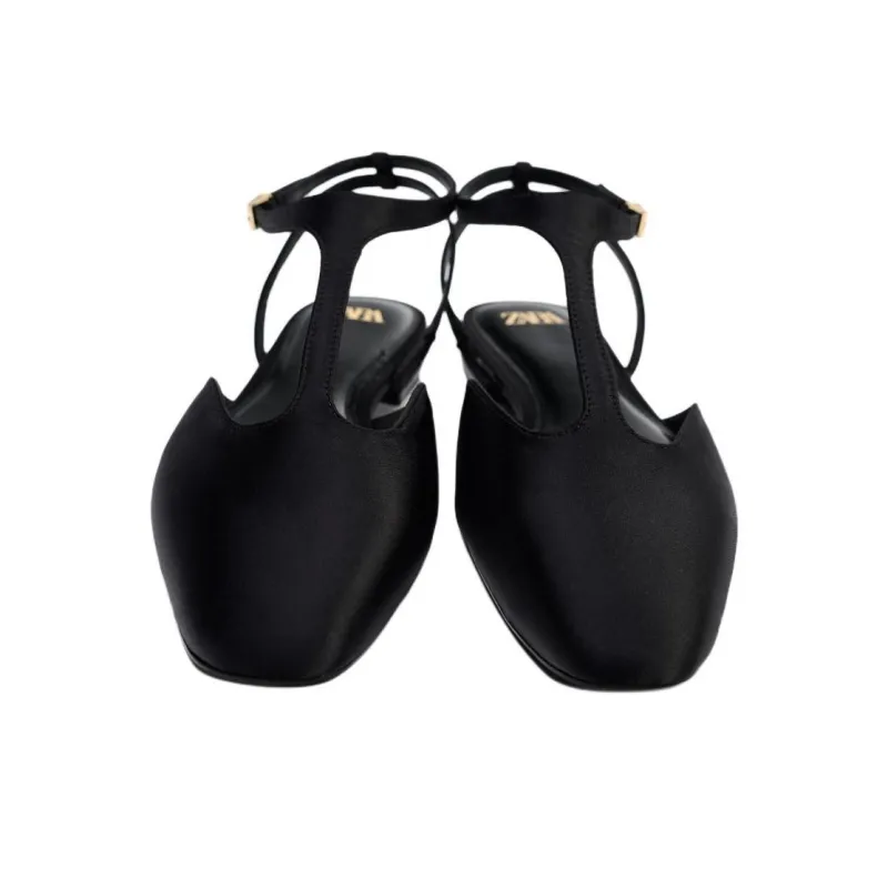 ZARA Casual Single Shoes Women's Black-4