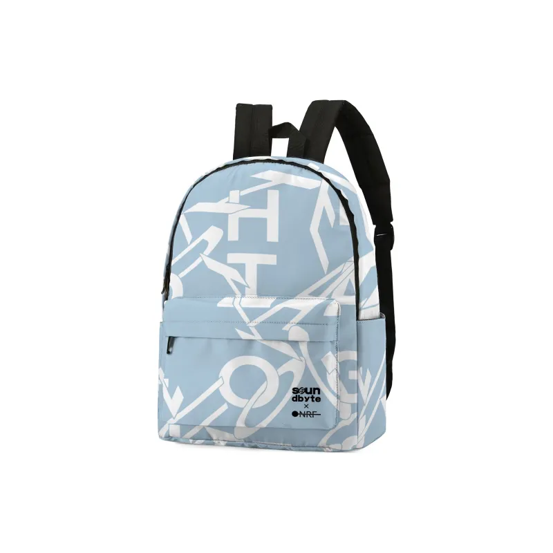 ONRF SOUNDBYTE Collaboration Polyester Backpack Unisex White-31