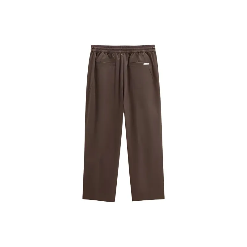PEACEBIRD MEN Eye C Collaboration Series Casual Pants Men's Brown-1