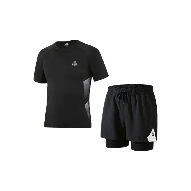 PEAK Swimming Sets Polyester Elastane Pool Men's Black-0