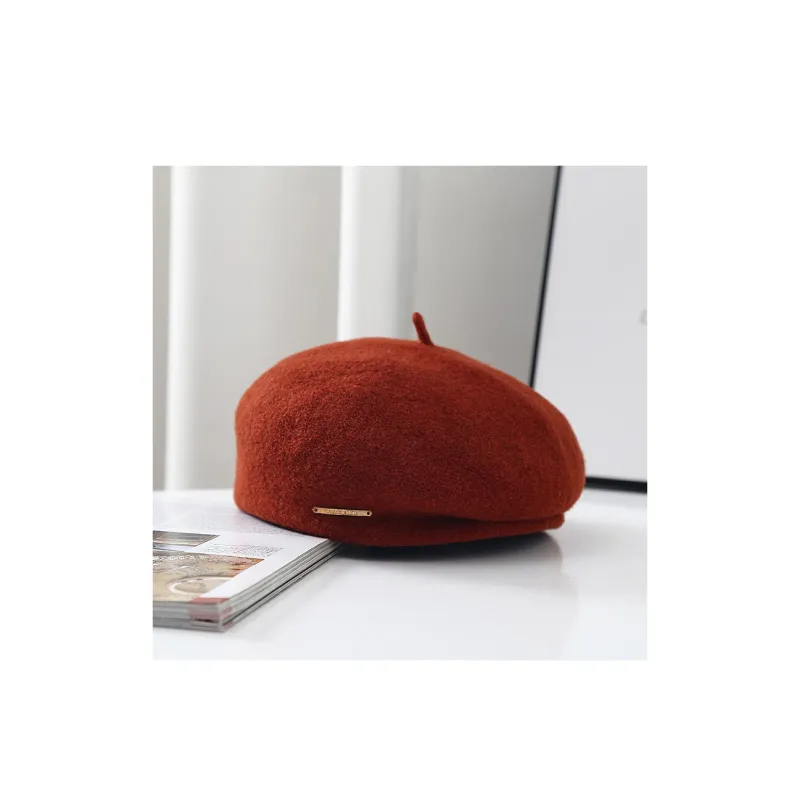 MINGYUANDAILI Wool Berets Women's-4
