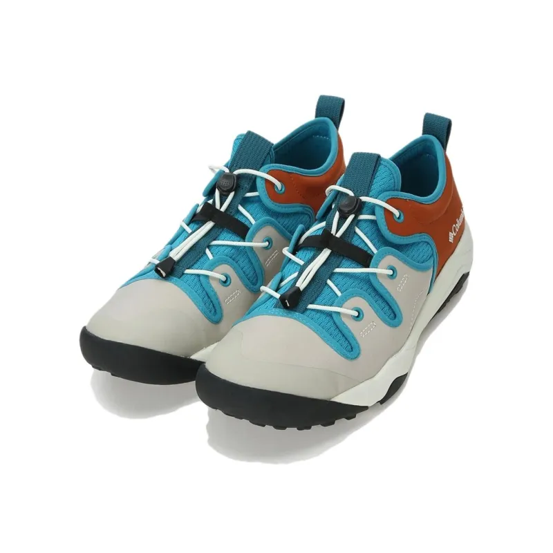 Columbia Anti-Slip Wear-Resistant Low-Top Casual Shoes Unisex Gray Orange-2