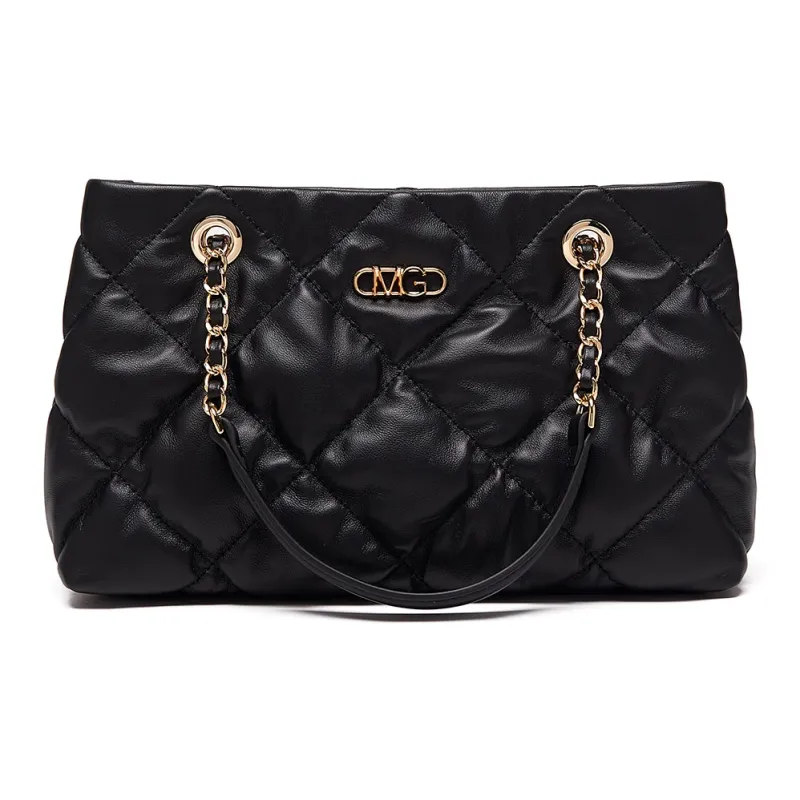 Montagut Sheepskin Chain Bag, Shoulder Bag Regular Women's Ecru/Light Green/Stone Gray/Acorn/Ice Coffee/Yellow/Black-29