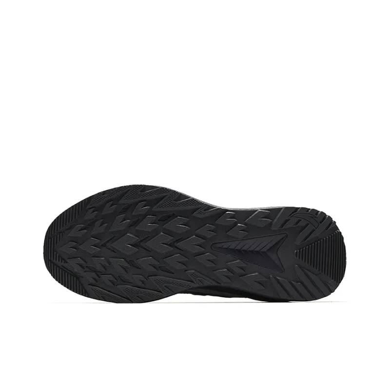 Anta Running Collection Non-slip Wear-resistant Shock Absorption Low-Top Casual Running Shoes Men's Gray Black-4