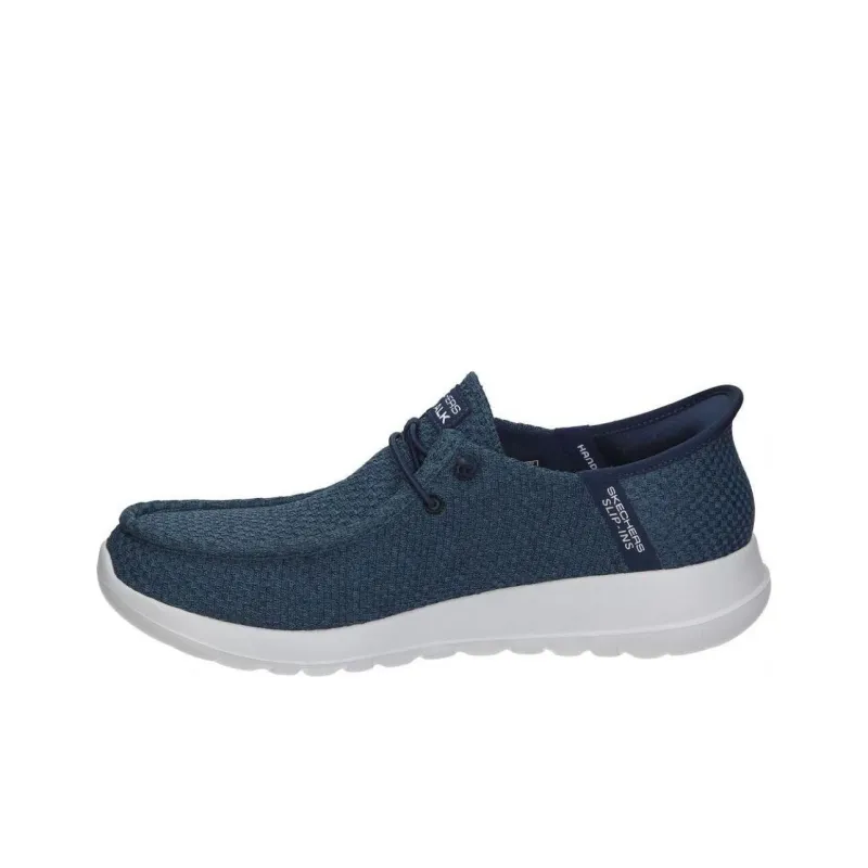 Skechers MEN'S GO WALK Wear Resistant Low Top Casual Shoes Men's Blue-1