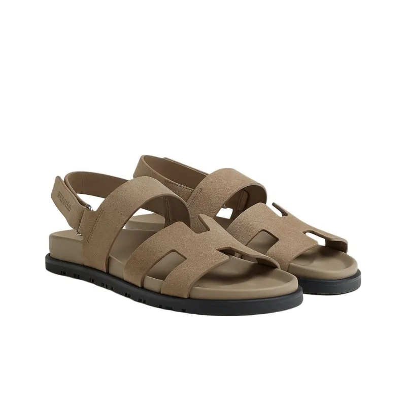 HERMES Genius Strap Sandals Women's Sandy Beige-2