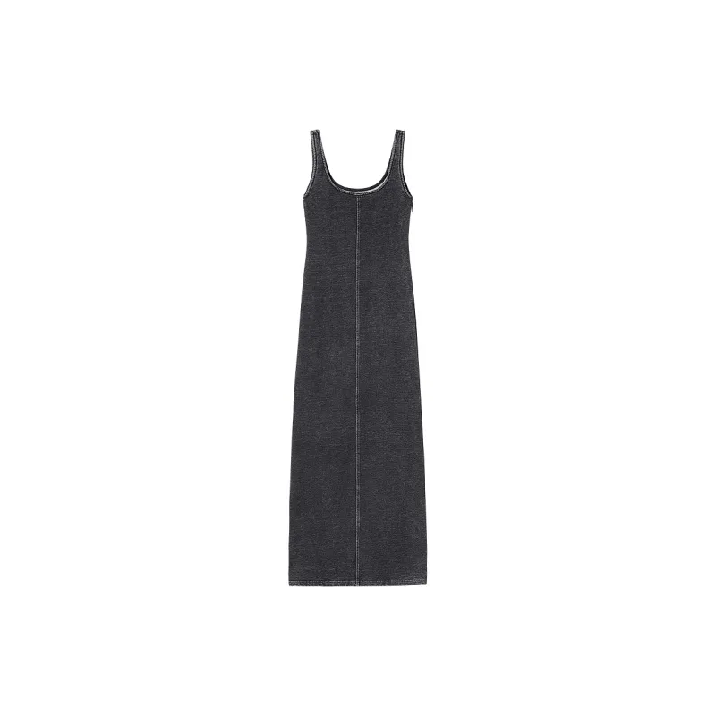 Miss Sixty Slip Dresses Women's Black Gray-1