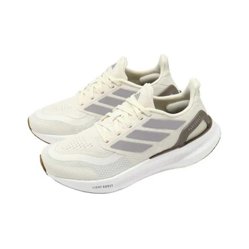 Adidas Pureboost 5 Core White Glory Grey Cyber Metallic Women's-2