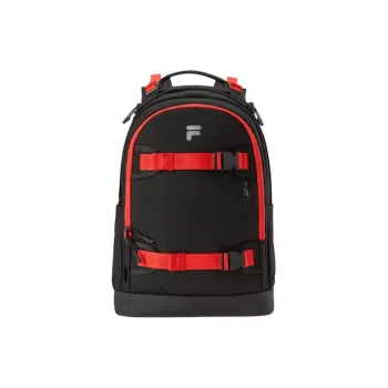FILA FUSION Fabric Backpack Regular Unisex Black & Red