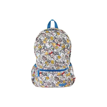 Disney Canvas Backpack Regular Unisex Navy Pine/Black/White Mickey/Transformers Toys