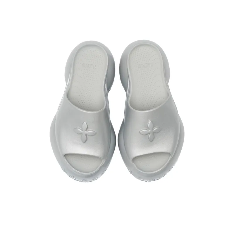 SMFK Slide Slippers Women's Starry Silver-2